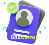 Tornar-se um membro do 888Games é muito simples